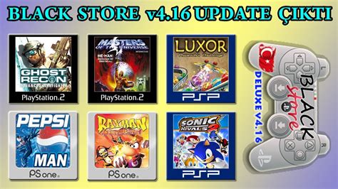 BLACK STORE PS3 OYUN İNDİRME v4 16 UPDATE PEPSI MAN HE MAN SONIC