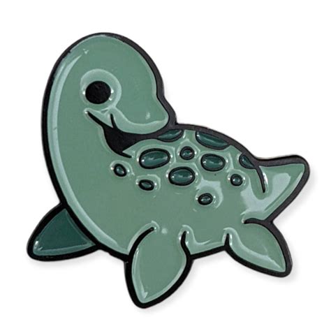 Cute Cryptids Enamel Pin Loch Ness Monster Nessie In 2023 Loch Ness