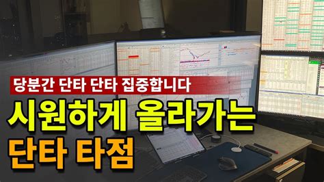 초단타매매영상 당분간 스윙보다 단타매매에 집중합니다 Youtube