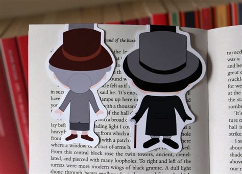 Agatha Christie Magnetic Bookmarks Hercule Poirot and Miss | Etsy