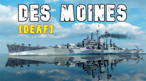 World Of WarShips Des Moines 5 Kills 298K Damage YouTube