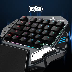 GameSir One Handed Mechanical Gaming Keypad Z1 Cherry MX Red Keyboard