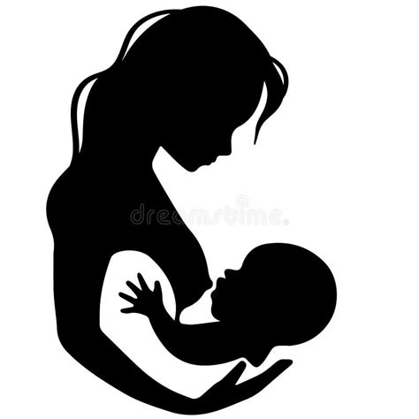 Breastfeeding Mother Vector Illustration By Crafteroks Stock Vector