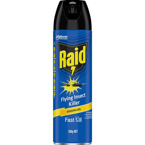 Raid Pest Odourless Flying Insect Spray Killer 350g Woolworths