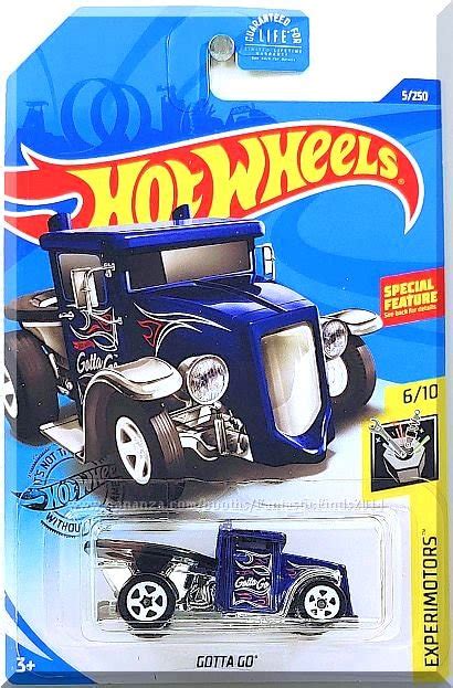 Hot Wheels Gotta Go Experimotors 6 10 5 250 2020 Blue Edition