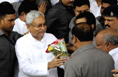 Nitish Kumar Arrives At Bihar Assembly