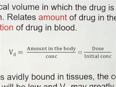 Pharmacokinetics Distribution Flashcards Quizlet