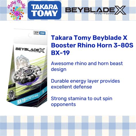 Takara Tomy Beyblade X Booster Rhino Horn S Bx Shopee