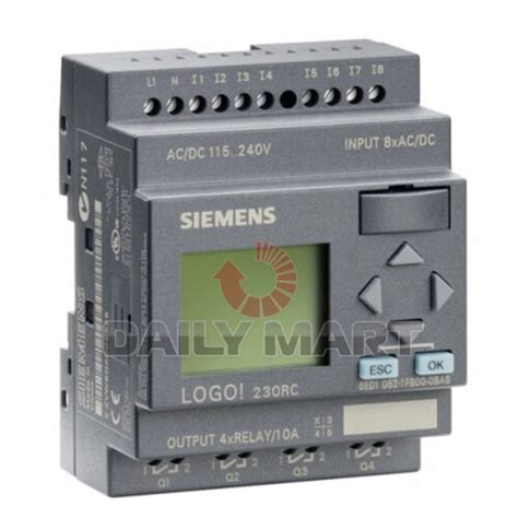 Automates Moteurs Commandes Neuf Siemens LOGO 230RC 6ED1 052 1FB00