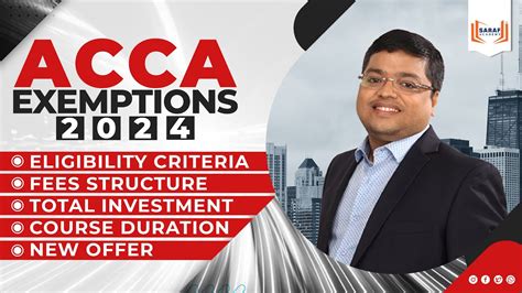 Acca Exemptions 2024 Eligibility Criteria Total Acca Exemptions Fees New Discount Offer