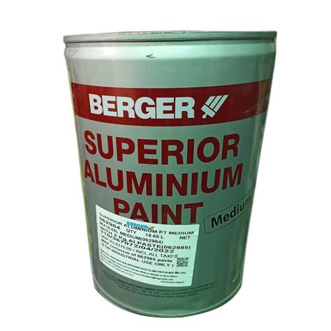 Berger Superior Aluminium Paint For Metal SILVER At 185 Litre In Pune