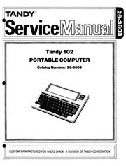 tandy  service manual tandy corporation   borrow