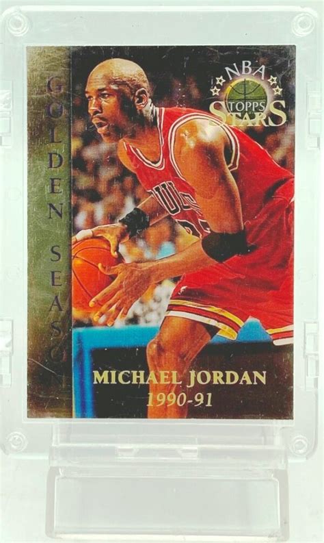 Vintage 1996 Topps NBA Stars Michael Jordan Card 74 Golden Season