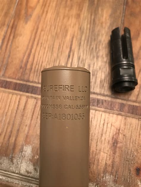 Sold Surefire Socom Suppressor Prong Flash Hider Hopup Airsoft