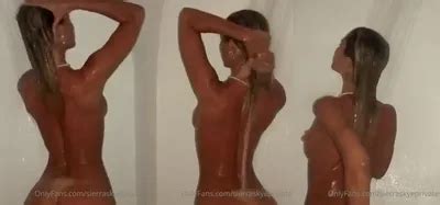 Sierra Skye Private Nude Shower