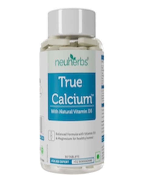 Buy Neuherbs True Calcium Tablets With Natural Vitamin D For Healthy