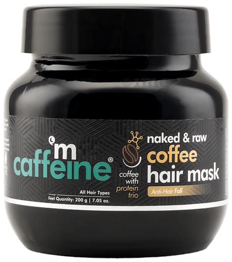 MCaffeine Naked Raw Coffee Hair Mask Coffee Buy Jar Of Gm Hair Mask At Best Price In