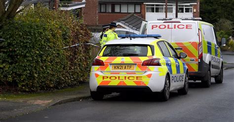 Police Remain At Scene Amid Murder Probe As Detectives Continue To