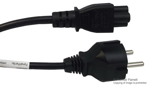 Gw Multicomp Pro Mains Power Cord Cee Plug To Iec