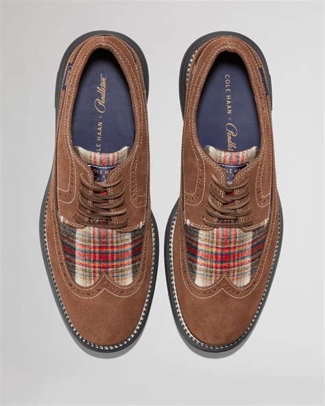 Cole Haan X Pendleton Mens Original Grand Longwing Oxfords