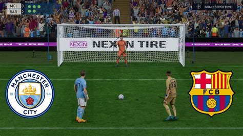 Man City Vs Barcelona Penalty Shootout 2023 FIFA23 Gameplay PC