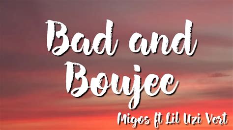 Bad And Boujee Migos Ft Lil Uzi Vert Lyric Youtube