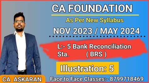 CA FOUNDATION ACCOUNT For Nov 2023 L May 2024 New Syllabus Bank