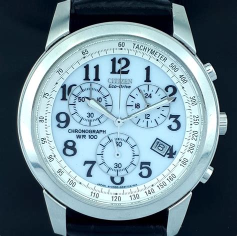 Citizen Eco Drive Wr 100 Chronograph Date H500 S016703 Catawiki