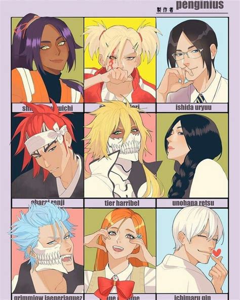 Pin De Mila Ines Em B L E A C H Personagens De Anime Bleach