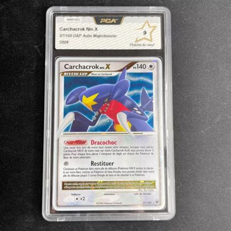 CARTE POKEMON CARCHACROK Niv X 97 100 Aube Majestueuse PCA 9 FR