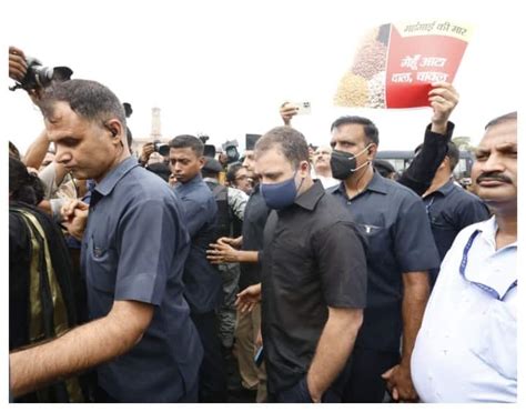 Rahul Gandhi Detained By Delhi Police At Vijay Chowk Congress Protest