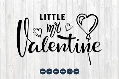 Little Mr Valentine Svg Baby Valentines Day Boy Valentine