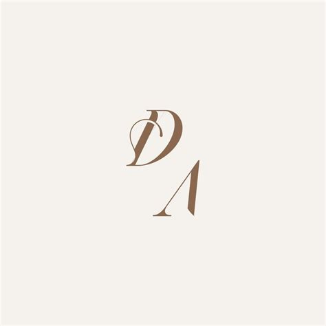 Initial Monogram Logo Wedding Concept Design Ideas Da Luxury And