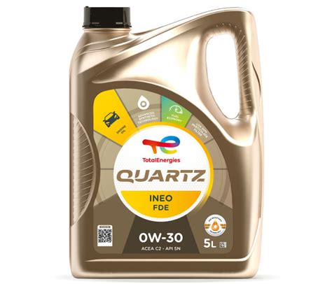 Total Quartz Ineo FDE 0w30 Oil 5 Liter CROP