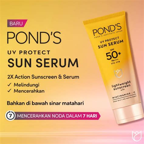 Jual Pond S Uv Protect Sun Serum Spf Pa Uva Uvb Lightweight