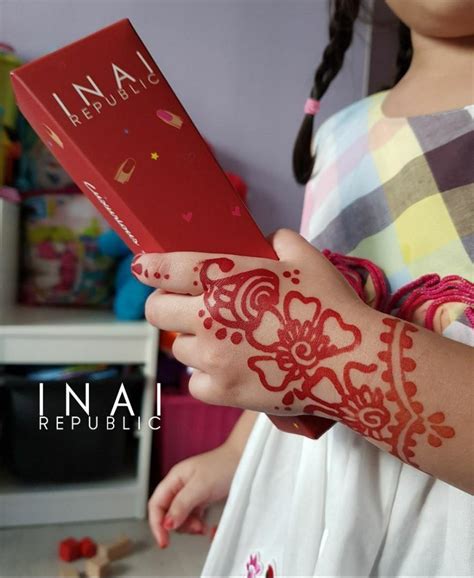 INAI REPUBLIC Inai Ukir Merah Putih Hitam Beauty Personal Care