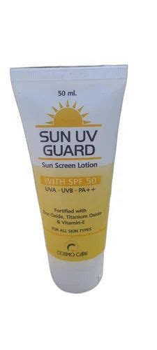 Natural Cosmo Care Sun Screen Lotion Type Of Packaging Tube