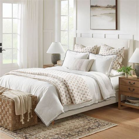 Double Flange Merrow Stitch Comforter And Sham Set Threshold™ Designed