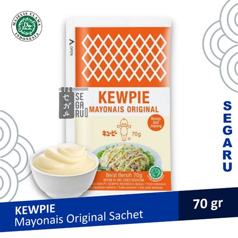 Jual Kewpie Mayonaise Original Sachet Japan Mayo Sachet Halal Gram