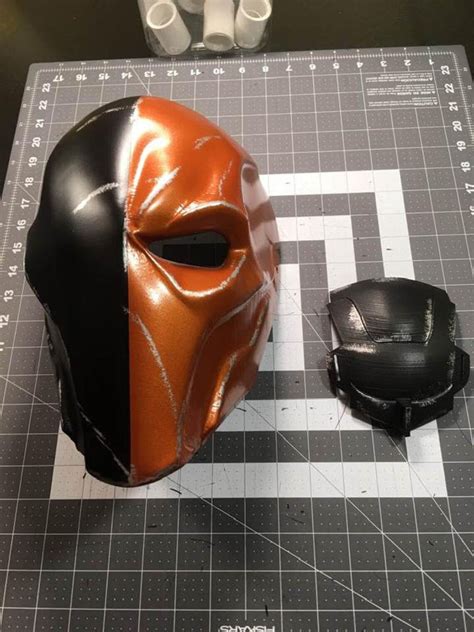 Deathstroke Helmet Mask & Backplate Cosplay Costume Metallic | Etsy