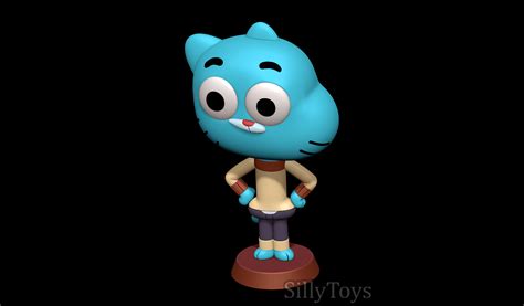 3D file Gumball Watterson - The Amazing World of Gumball 🗺️ ・3D printable model to download・Cults