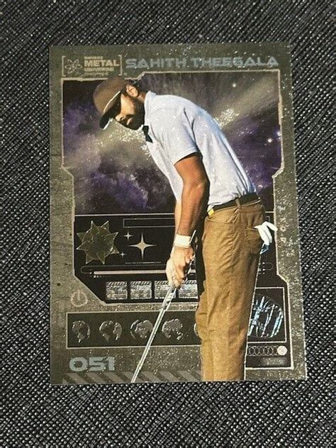 2024 Skybox Metal Universe Champions Sahith Theegala RC Card NEW EBay