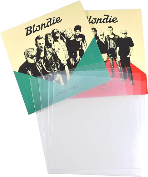 Pack Of 50x 7 Inch Outer Vinyl Record Sleeves Polythene Plastic 1125 Microns 450g Gauge Acid