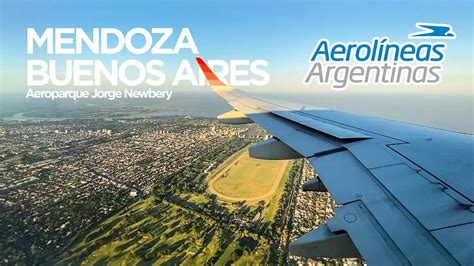 Vuelo Aerol Neas Argentinas Desde Mendoza Hacia Buenos Aires Aep