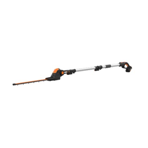 Worx Wg252 20 20v Pole Hedge Trimmer With 13 Reach 10 Position