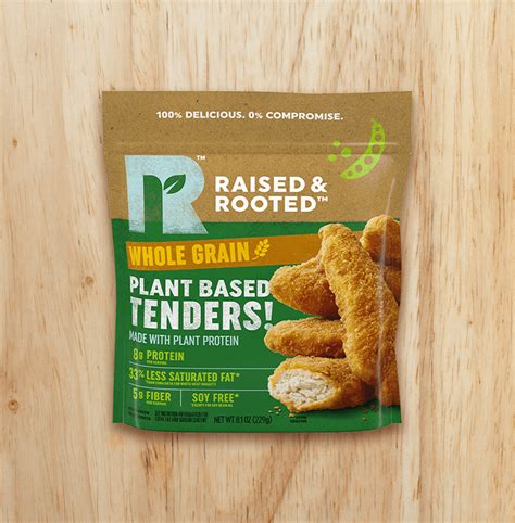 Whole Grain Plant Based Tenders Raised And Rooted™