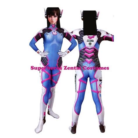 Newest D Va Costume 3d Print Classic Dva Skin Suit Halloween Cosplay