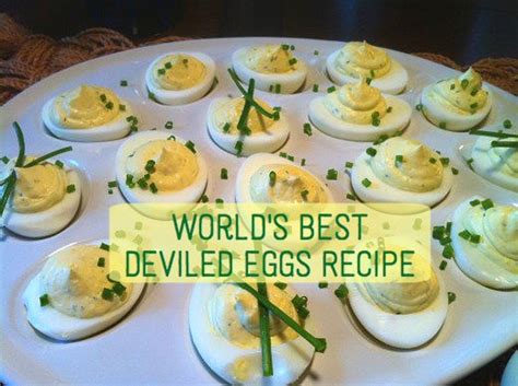 Worlds Best Deviled Eggs Recipe Delishably