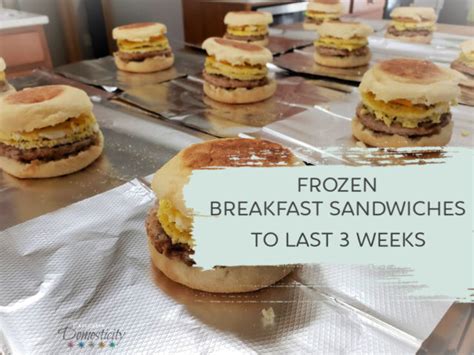 Frozen Breakfast Sandwiches To Last Weeks Exploring Domesticity