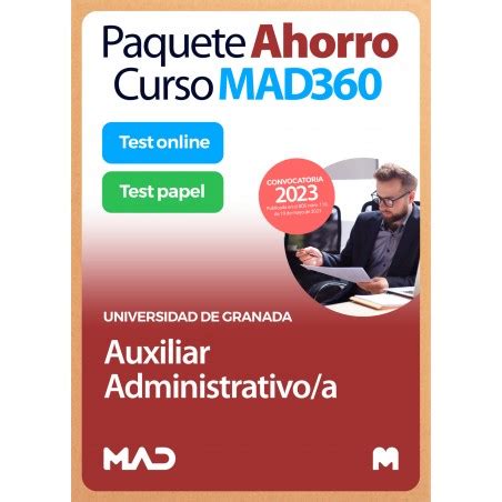 Paquete Ahorro Curso Mad Auxiliar Administrativo A Universidad De